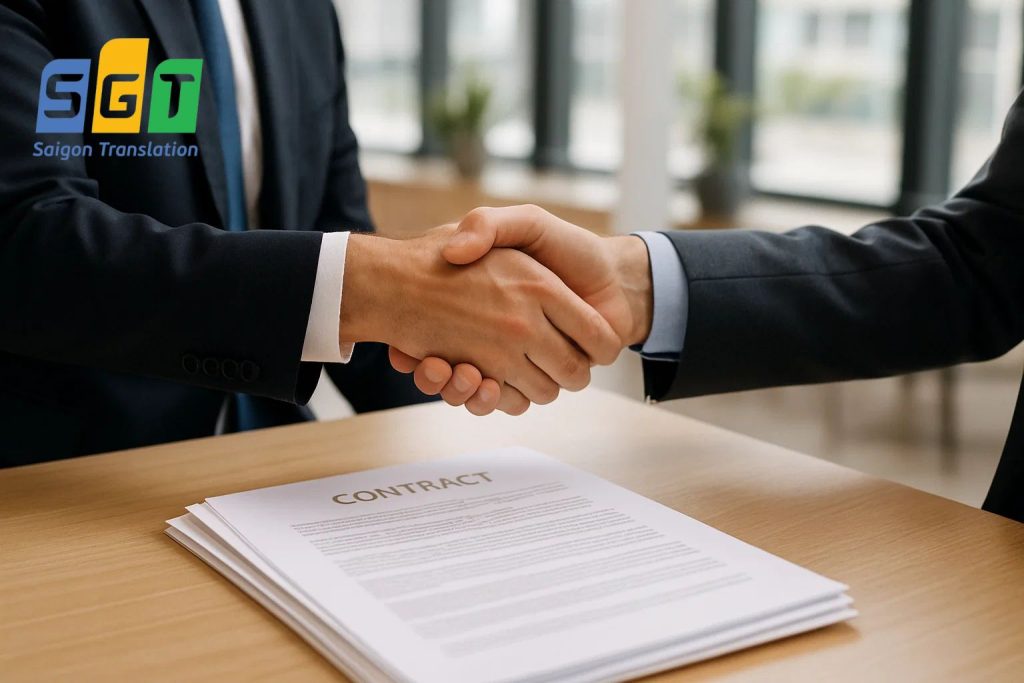 Bản dịch tiếng Anh chuyên nghiệp, chuẩn xác giúp đảm bảo hồ sơ, hợp đồng được chấp thuận, kí kết
