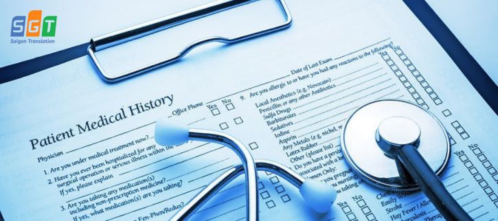 Dịch thuật hồ sơ bệnh án uy tín, chuyên nghiệp