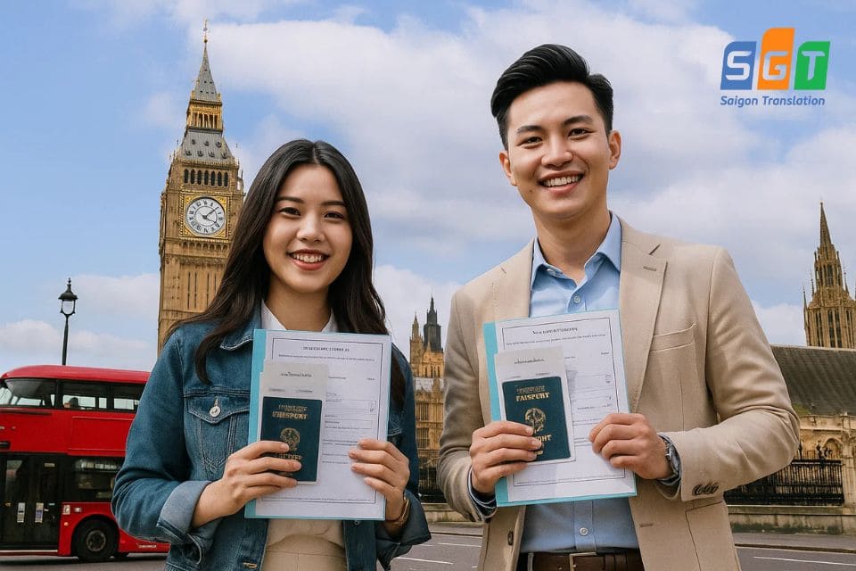 Dịch hồ sơ du lịch tiếng Anh tại Sài Gòn chuyên nhiệp, chính xác giúp đảm bảo khả năng đậu visa
