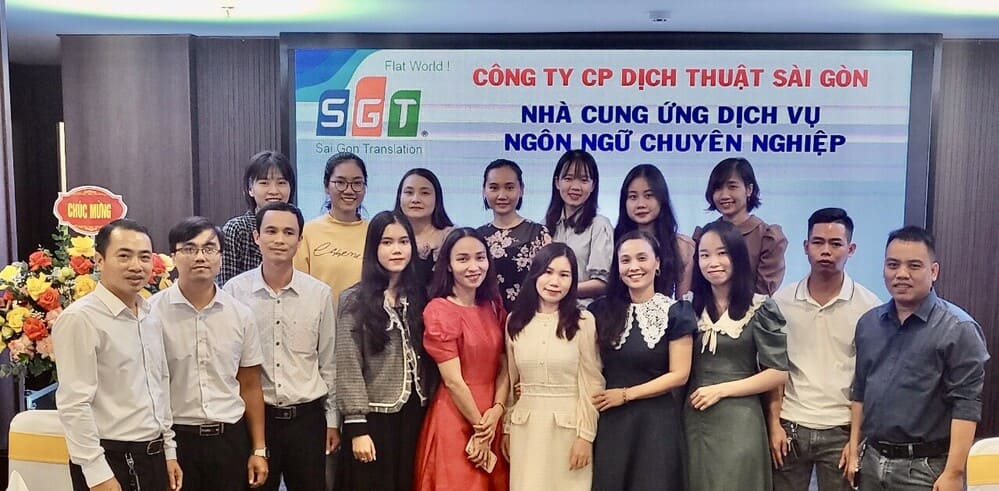 Đội ngũ nhân sự chuyên nghiệp tại Dịch thuật Sài Gòn