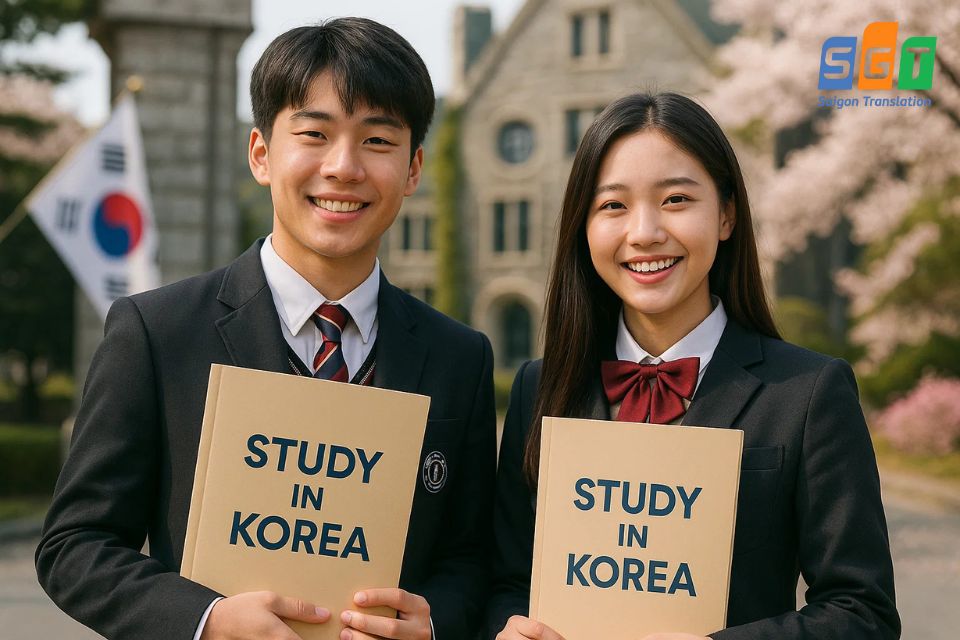 Dịch thuật tiếng Hàn tại Huế tăng cao nhờ xu hướng du học Hàn Quốc
