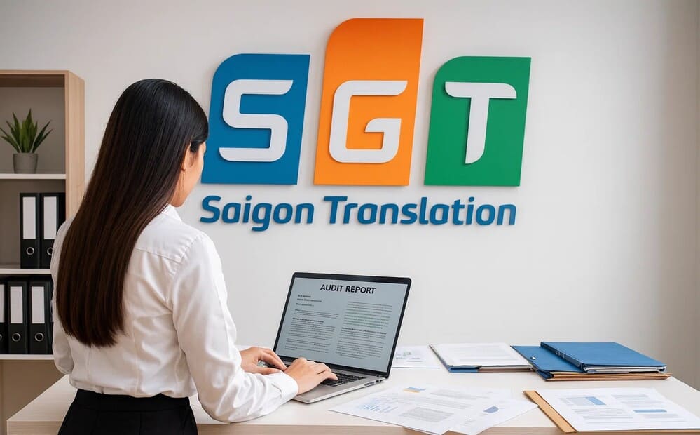 Dịch báo cáo kiểm toán tiếng Anh tại Sài Gòn với SGT