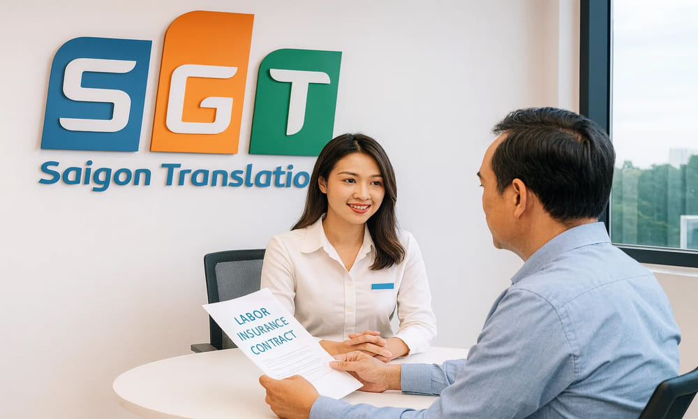 Dịch hợp đồng bảo hiểm tiếng Anh tại Sài Gòn chính xác với SGT