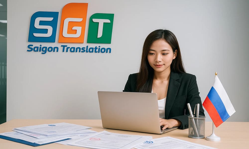 Dịch thuật tiếng Nga tại TP HCM với SGT