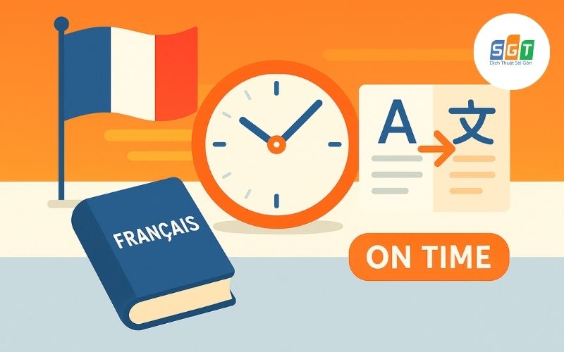 Dịch tiếng Pháp tại Dịch thuật Sài Gòn đảm bảo hoàn thành nhanh chóng, đúng hẹn