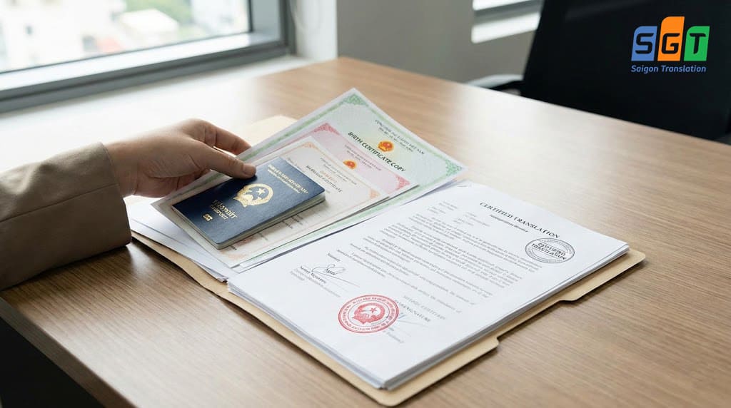 Bản dịch giấy tờ bảo lãnh định cư tiếng Anh