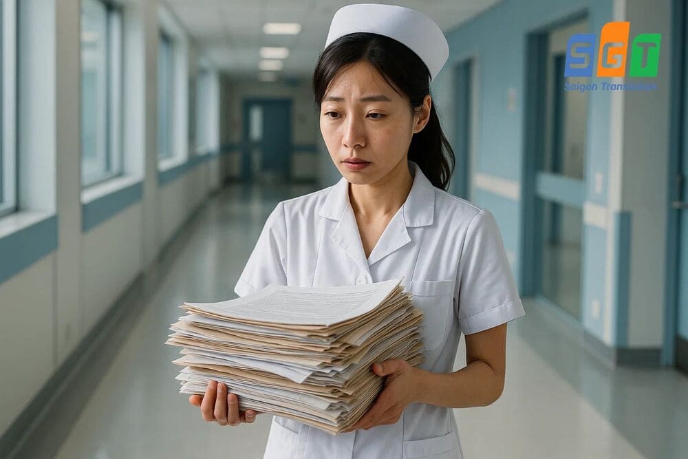 Các loại tài liệu khi dịch hồ sơ bệnh viện tiếng Anh tại Sài Gòn