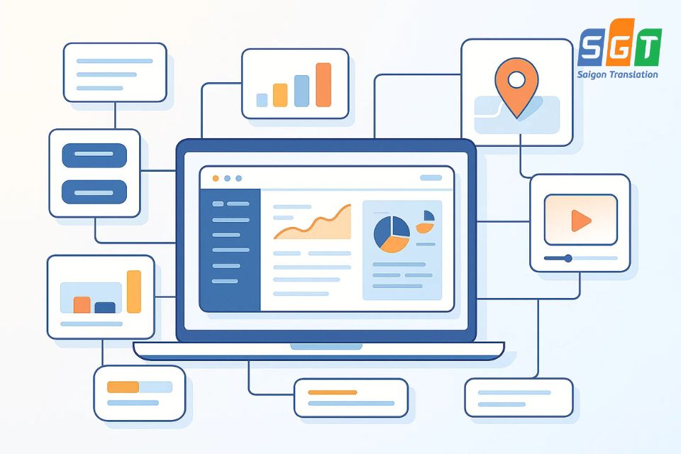 Giao diện phần mềm cần được bản địa hóa khi mở rộng thị trường quốc tế