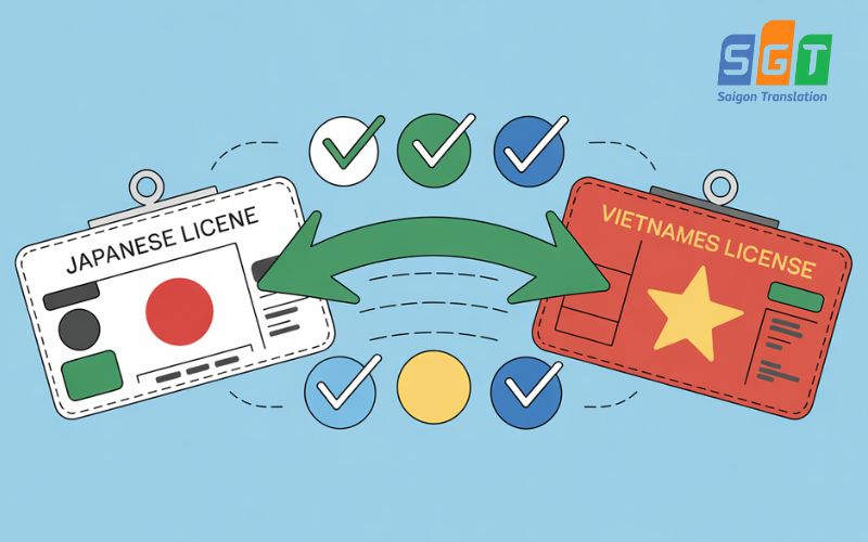 Dịch bằng lái xe tiếng Nhật tại Sài Gòn với đa dạng hình thức đáp ứng nhu cầu khách hàng