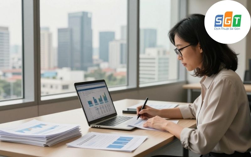 Dịch vụ dịch báo cáo tài chính tiếng Nhật tại Sài Gòn chuyên nghiệp, nhanh chóng 