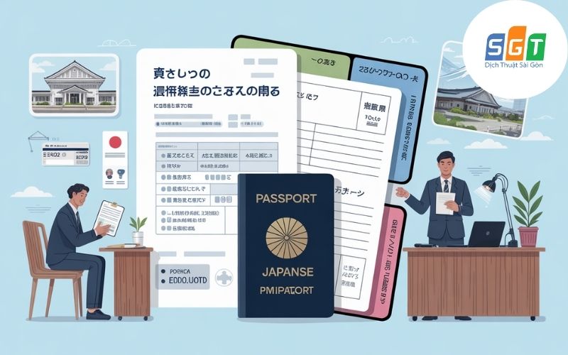 Quy trình dịch giấy tờ di trú tiếng Nhật chuyên nghiệp