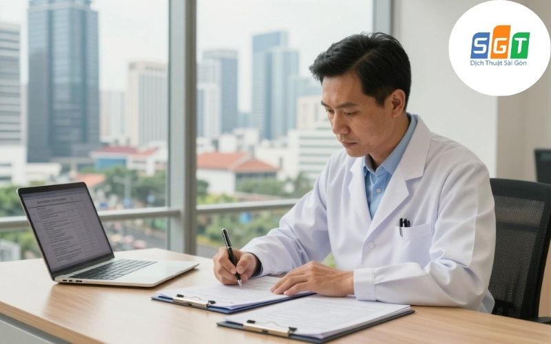 Nhu cầu dịch hồ sơ bệnh án tiếng Nhật tại Sài Gòn ngày càng tăng