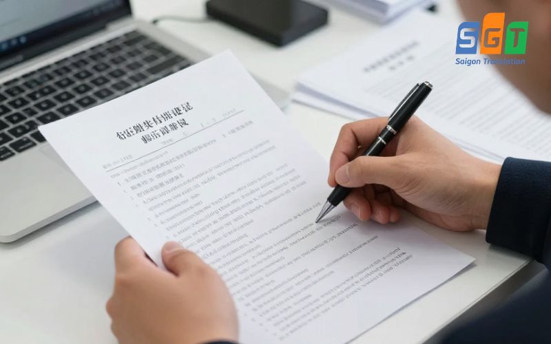 Tiêu chí chọn đơn vị dịch hồ sơ bệnh án tiếng Trung uy tín tại Sài Gòn