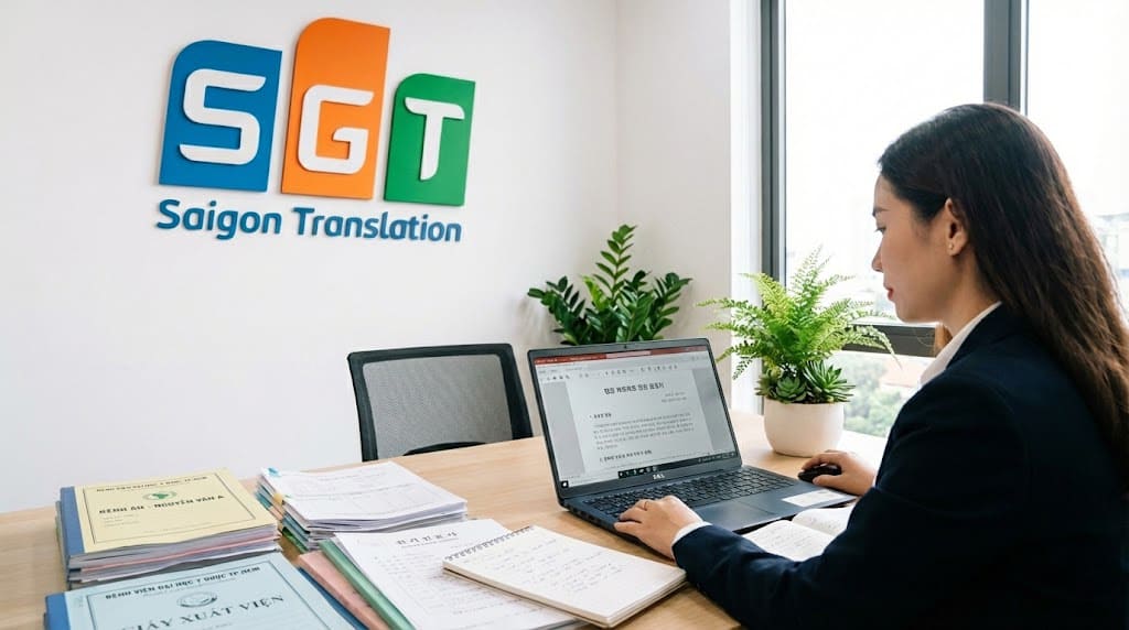 Biên dịch viên Dịch thuật Sài Gòn dịch thuật hồ sơ bệnh viện tiếng Hàn