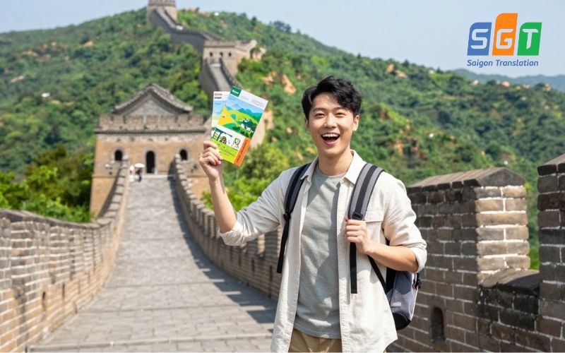 Quy trình dịch hồ sơ du lịch tiếng Trung tại Sài Gòn nhanh chóng, chuyên nghiệp 
