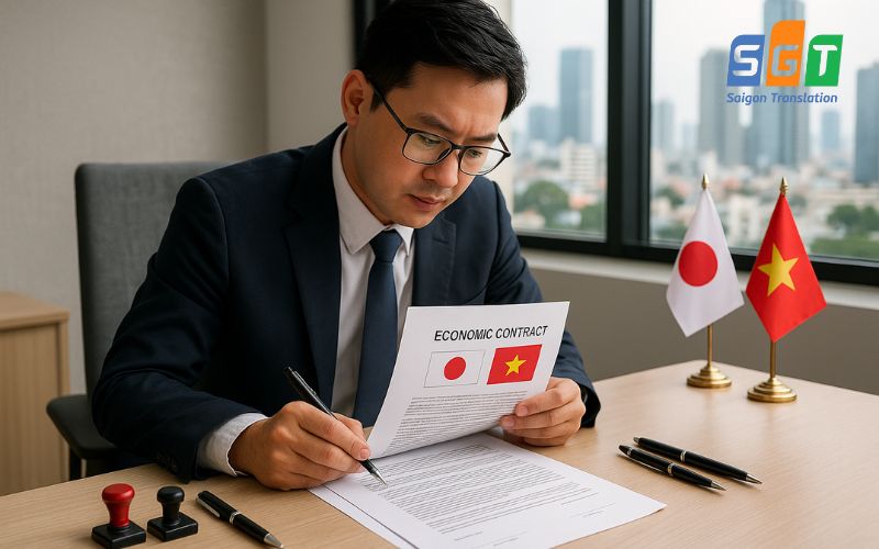 Dịch thuật Sài Gòn dịch hợp đồng kinh tế tiếng Nhật tại Sài Gòn chính xác tuyệt đối
