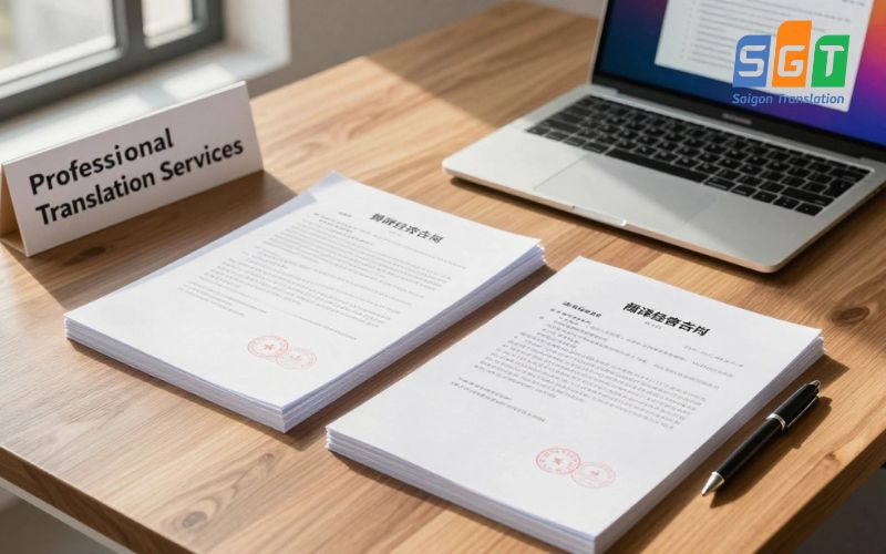 Dịch vụ dịch hợp đồng kinh tế tiếng Trung tại Sài Gòn chuyên nghiệp, nhanh chóng 