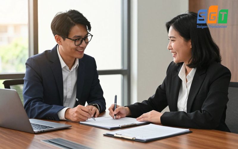 Dịch thuật Sài Gòn đảm bảo bản dịch hợp đồng kinh tế tiếng Trung tại Sài Gòn chính xác, chuẩn pháp lý 