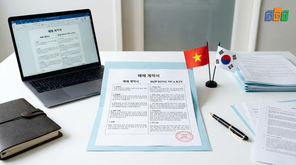 Bản dịch hợp đồng mua bán tiếng Hàn