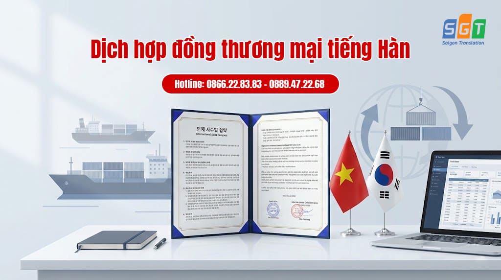 Nhu cầu dịch hợp đồng thương mại tiếng Hàn