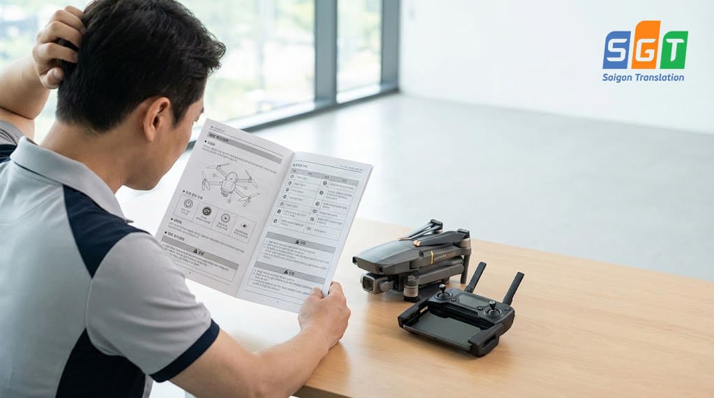 Người đọc gặp khó khăn với bản dịch hướng dẫn sử dụng tiếng Hàn kém chất lượng