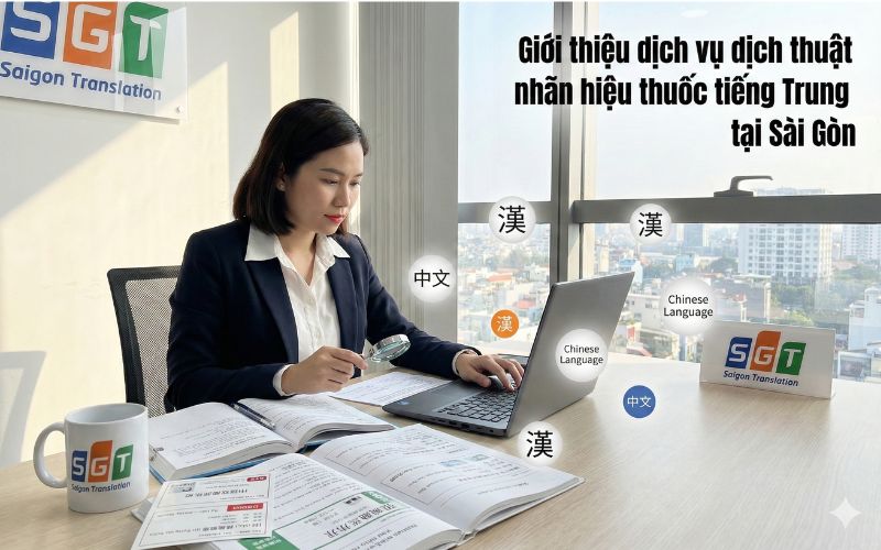 Dịch nhãn hiệu thuốc tiếng Trung tại Sài Gòn hỗ trợ doanh nghiệp tuân thủ quy định pháp lý.