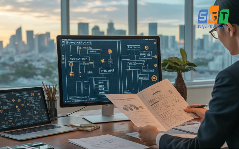 Dịch quy trình sản xuất tiếng Nhật tại Sài Gòn so với dịch tài liệu thông thường phức tạp và nhiều điểm cần lưu ý