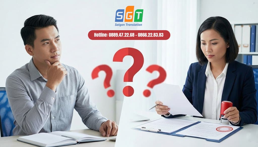 Thắc mắc của khách hàng khi dịch thuật công chứng tại Sài Gòn