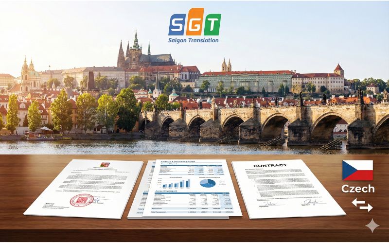 Dịch thuật tiếng Czech với đa dạng các loại hình dịch vụ 