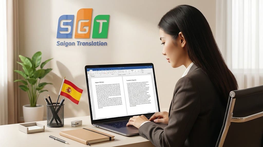 Dịch thuật tiếng Tây Ban Nha chính xác - nhanh chóng - chi phí hợp lý