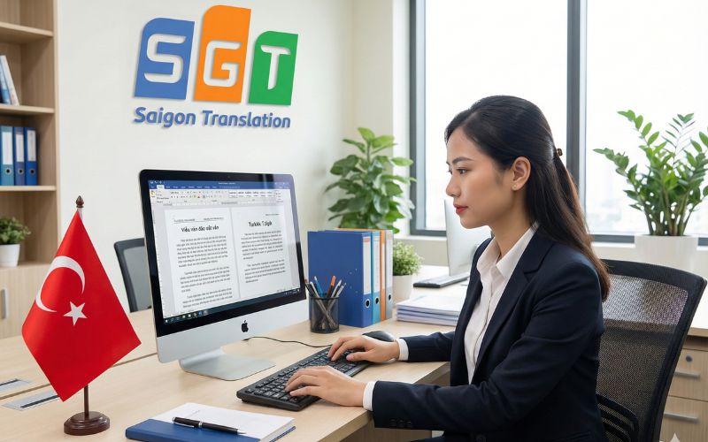Dịch thuật Sài Gòn cung cấp dịch vụ dịch thuật tiếng Thổ Nhĩ Kỳ chuyên nghiệp, chi phí hợp lý 