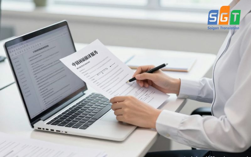 Dịch vụ dịch thuật tiếng Trung tại Sài Gòn hiện nay rất đa dạng và bao gồm nhiều lĩnh vực khác nhau