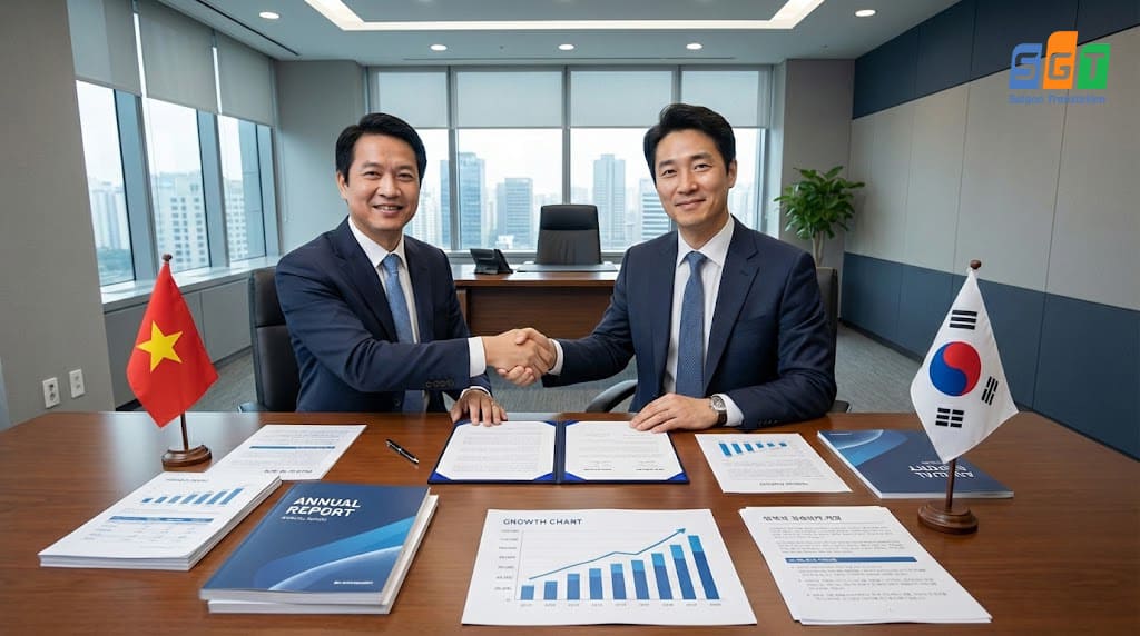 Đối tác đầu tư hài lòng với bản dịch báo cáo thường niên tiếng Hàn