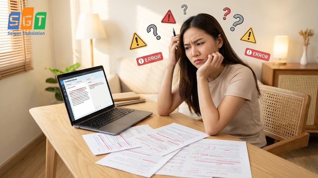 Khó khăn khi tự dịch thuật ở nhà