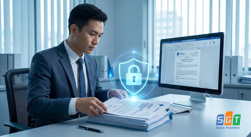 Giấy tờ bệnh viện được bảo mật tuyệt đối