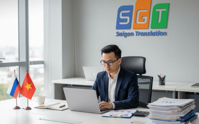 Dịch báo cáo tài chính tiếng Nga