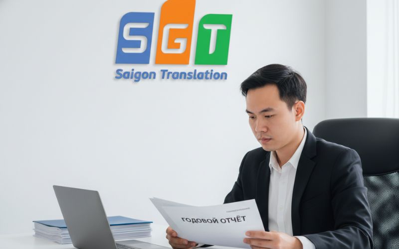 Dịch báo cáo thường niên tiếng Nga