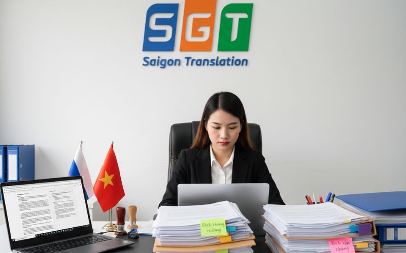 Dịch hồ sơ lao động tiếng Nga