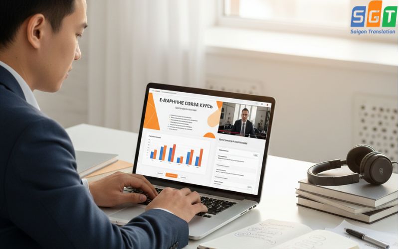 Dịch tài liệu e-learning tiếng Nga 