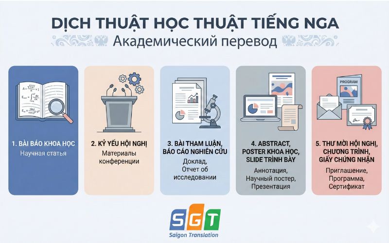 Dịch tài liệu hội nghị khoa học tiếng Nga 