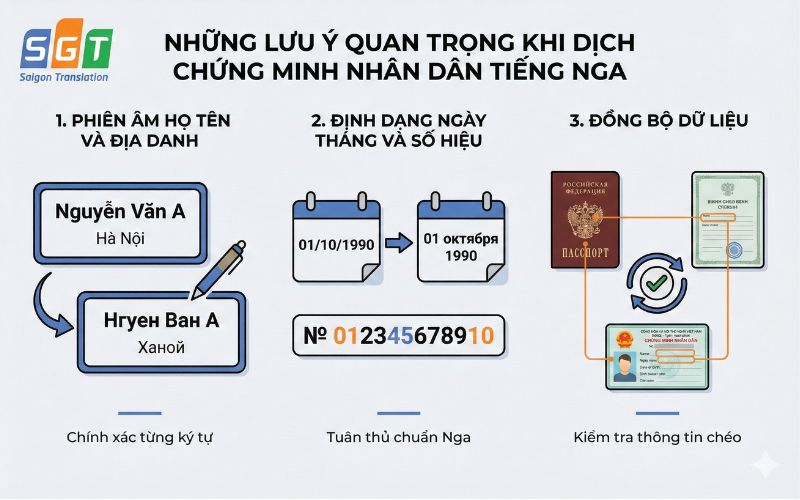 Dịch chứng minh nhân dân tiếng Nga chuyên nghiệp, chính xác 