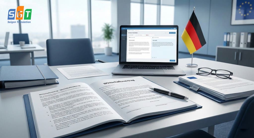 Bản dịch hợp đồng kinh tế sang tiếng Đức