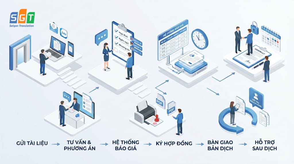 Quy trình tiếp nhận và xử lý tài liệu