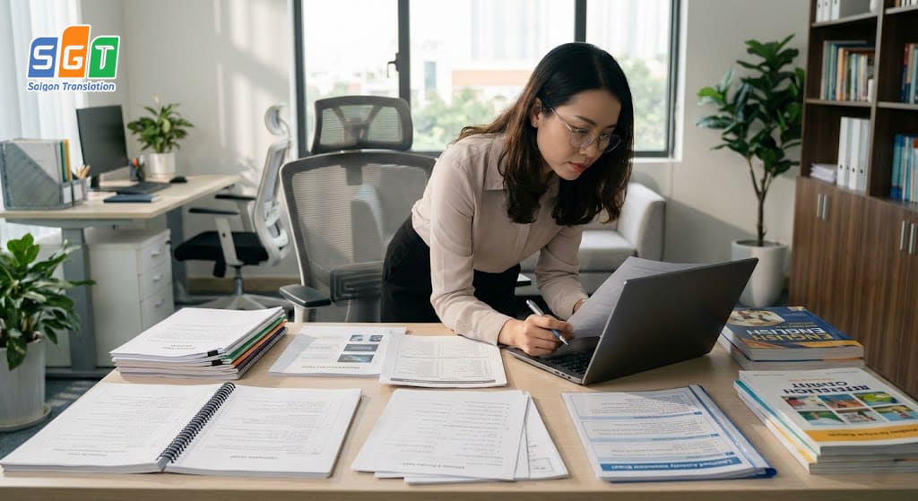 Những loại tài liệu giảng dạy cần dịch