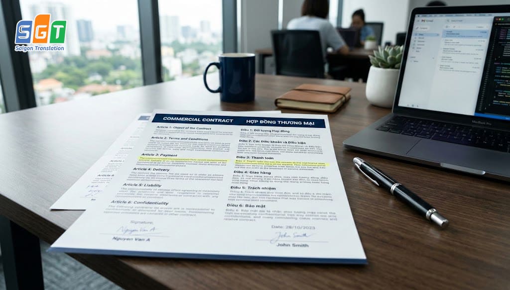 Bản dịch hợp đồng tiếng Anh