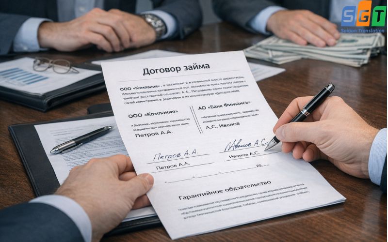 Dịch hồ sơ vay vốn tiếng Nga chuyên nghiệp