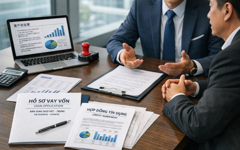 Dịch hồ sơ vay vốn tiếng Trung