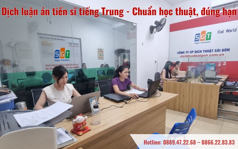 Dịch luận án tiến sĩ tiếng Trung