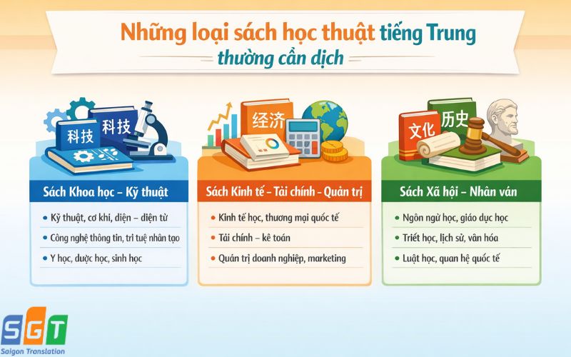 Dịch sách học thuật tiếng Trung 