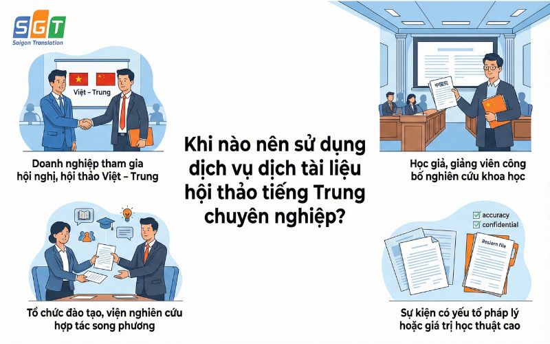 Dịch tài liệu hội thảo tiếng Trung 